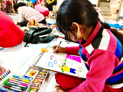 All India Democratic Women's Association (AIDWA)  conducts a sit and draw competition at Agartala on December 7.